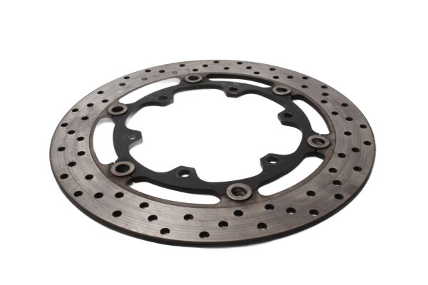 Disco de freno delantero izquierdo perforado de 4,7 mm ABS Yamaha FSZ 1000 Fazer RN14 05-05