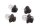 Bakljuslampshållare, set BMW R 1200 RT R12T K26 0368 05-09