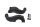 Throttle cable holder guide cable guide fastening set Yamaha FJR 1300 RP11 04-05