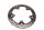 Rear brake disc, drilled, brake system BMW R 1200 RT R12T K26 0368 05-09