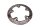 Rear brake disc, drilled, brake system BMW R 1200 RT R12T K26 0368 05-09