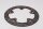 Rear brake disc, drilled, brake system BMW R 1200 RT R12T K26 0368 05-09
