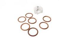 Workshop assortment: seals, sensors, copper rings,...