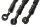 Bromsledningssats hydraulslang Yamaha FSZ 1000 Fazer RN14 05-05