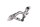 Jalkatuen kiinnikkeen kannatinlevy, etu oikea kuljettaja Yamaha FJR 1300 RP11 04-05