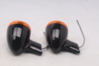 Orange and black indicator pair, left and right Harley-Davidson universell