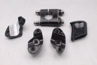 Lenkerklemmen Gabelbrücke Riser-Klemmung Schwarz Satz Harley-Davidson universell