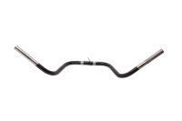 Manubrio 25,4 mm nero universale per moto, curvo, 830 mm...