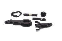 Ensemble support de plaque dimmatriculation, adaptateurs de montage et accessoires Harley-Davidson universell