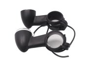 Clignotants (paire), fixation guidon, noirs, ronds, gauche, droit Harley-Davidson universell