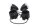 Clignotants (paire), fixation guidon, noirs, ronds, gauche, droit Harley-Davidson universell