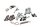 Schraubenmix Halter Distanzhülsen Federn Universal Motorrad Zubehör universell