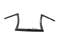 Zwarte stuurstangen 25 mm 32 mm Z-stuur Streetfighter Chopper lengte Lenker universell