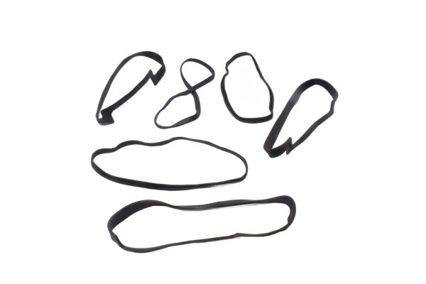 Rubber beading set, sealing profile, gasket, cladding Harley-Davidson universell