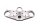 Upper fork bridge, steering head bearing bridge 5VS00 F-1 Yamaha FJR 1300 RP11 04-05