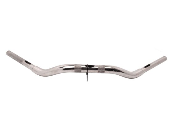 Guidon universel 25 mm 32 mm acier courbé moleté chromé 790 mm Lenker universell