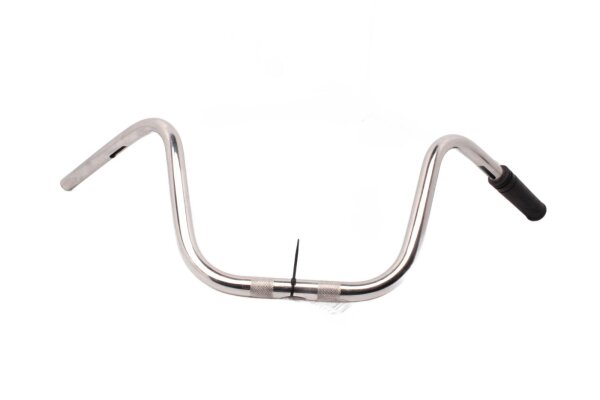 Lenker 25,4mm Stahl chrom Rohrlenker Riser Rise hoch Universal Lenker universell