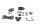 Triple clamp mounting kit, clamps, upper holder Yamaha FJR 1300 RP11 04-05
