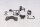 Triple clamp mounting kit, clamps, upper holder Yamaha FJR 1300 RP11 04-05