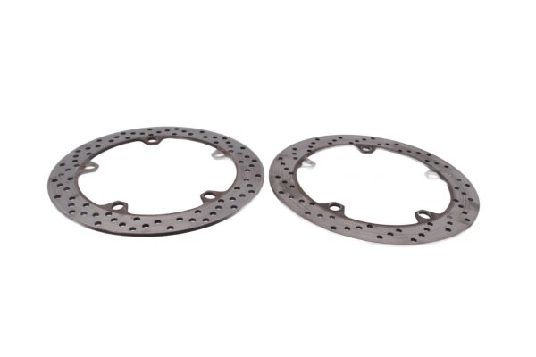 Front left and right drilled brake disc, 4.3mm BMW R 1100 S 259 0422 R2S 98-05