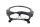 Support de phare de cadre de carénage 473475 BMW R 1100 S 259 0422 R2S 98-05