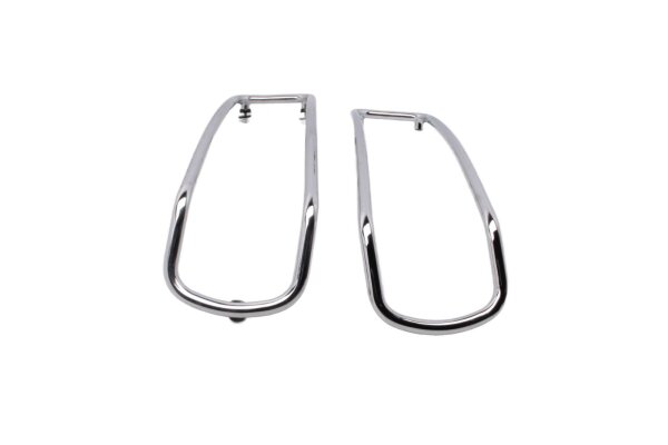 Supports de sacoches chromés, paire pour le tourisme Harley-Davidson universell