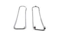 Supports de sacoches chromés, paire pour le tourisme Harley-Davidson universell