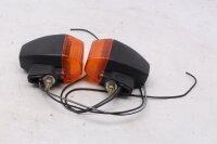 Rear indicator pair, orange, rectangular, mounting Kawasaki ZR 7S ZR750F 99-04