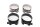 Auspuffschellen Remus Krümmer Edelstahl Set schwarz Harley-Davidson universell