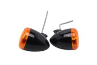 Paire de clignotants à LED, noir/orange,...