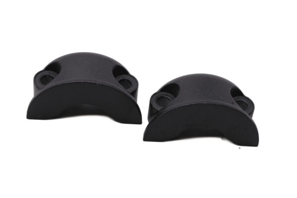 Colliers de serrage pour pompe de frein avant, noirs, lot de 2. Harley-Davidson universell