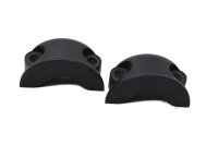 Front brake pump clamps, black, set of 2. Harley-Davidson...