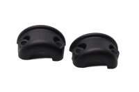 Front brake pump clamps, black, set of 2. Harley-Davidson...