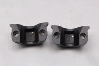 Colliers de serrage pour pompe de frein avant, noirs, lot de 2. Harley-Davidson universell