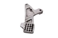 Universal footrest bracket mounting plate, multiple uses...