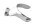 Chrome headlight brackets, lamp holders Harley-Davidson V-Rod 1130 VRSCA 06-06