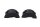 Front brake pump clamp set, black, two-hole Harley-Davidson universell