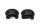 Front brake pump clamp set, black, two-hole Harley-Davidson universell