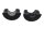 Front brake pump clamp set, black, two-hole Harley-Davidson universell