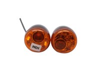 Set di indicatori di direzione a LED rotondi, arancioni e...