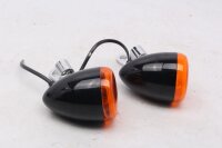 Blinker orange Gehäuse schwarz links rechts universal Harley-Davidson universell