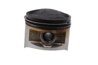 Piston with piston ring, cylinder bore suitable for...