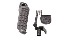 Rear left passenger footrest bracket spring mount...