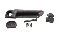 Rear right passenger footrest complete with rubber grips,...