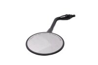 Rétroviseur rond noir, fixation guidon E13 Buell...