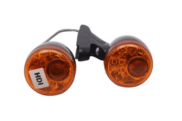 LED indicator set black orange left right Harley-Davidson universell