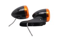 LED indicator set black orange left right Harley-Davidson universell