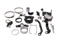 Schroeven, houders, klemmen, lagers, rubbers, frame...