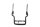 Sissy bar portabagagli schienale rimovibile universale Harley-Davidson universell