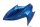 Garniture du panneau latéral avant gauche, bleue Kawasaki ZR 7S ZR750F 99-04